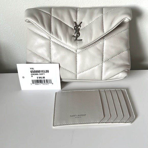 YSL PUFFER SMALL POUCH IN QUILTED - Picture 4 of 10